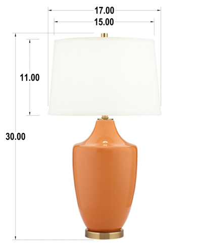 Shop Pacific Coast Olivia Table Lamp In Amber