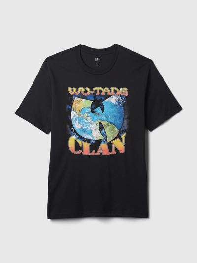 Shop Gap Wu-tang Clan Graphic T-shirt In Black