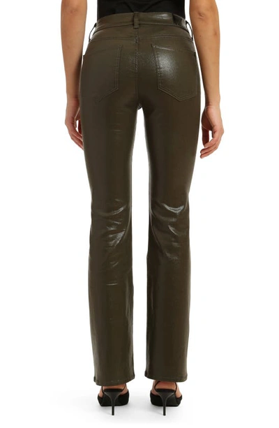 Mavi Jeans Maria Bootcut Jeans In Slit Khaki Jeather