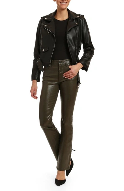 Mavi Jeans Maria Bootcut Jeans In Slit Khaki Jeather