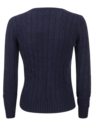 Shop Polo Ralph Lauren Slim Fit Cable Knit