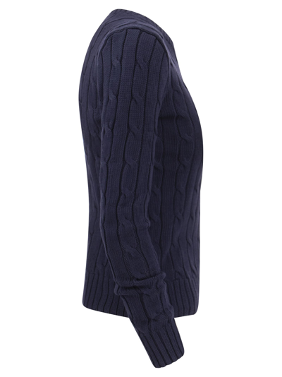 Polo Ralph Lauren Navy Cashmere Blend Sweater