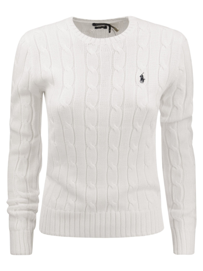 Shop Polo Ralph Lauren Slim Fit Cable Knit