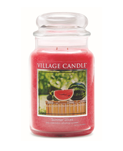 Shop Village Candle Summer Slices In Pink
