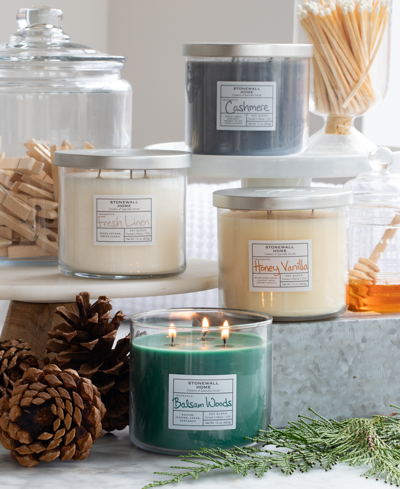 Shop Stonewall Home Cashmere Candle In Gray