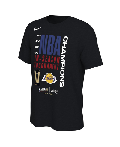 Nike Men's And Women's  Black Los Angeles Lakers 2023 Nba In-season Tournament Champions Locker Room In Black