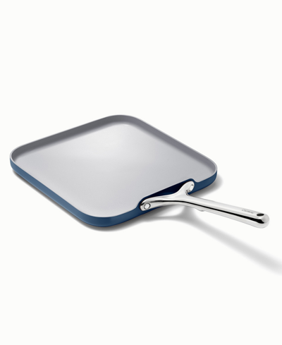 Shop Caraway Non-stick Ceramic-coated 11" Square Griddle Pan In Navy
