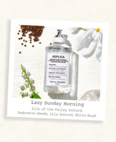 Maison Margiela Replica Lazy Sunday Morning Eau De Toilette Fragrance Collection In No Color