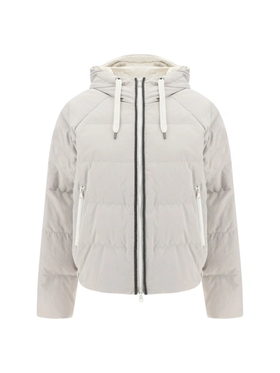 Shop Brunello Cucinelli Down Jacket