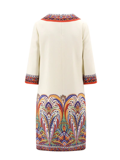 Shop Etro Viscose Dress With Iconic Print Detail