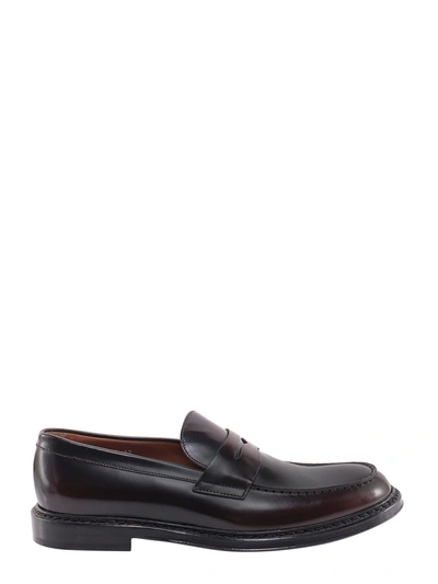 Shop Doucal's Leather Loafer