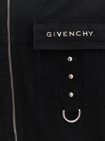 Shop Givenchy Cotton Shirt With Metal Details