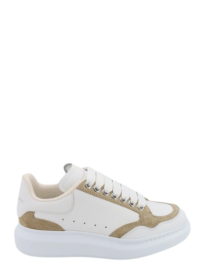 Shop Alexander Mcqueen Leather And Suede Sneakers With Suede Profiles