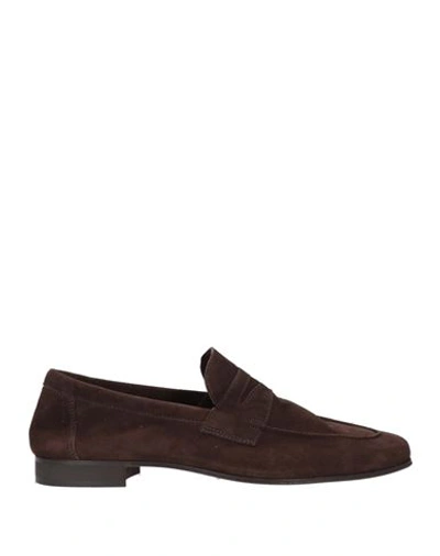 Shop Albusceri Man Loafers Dark Brown Size 13 Leather