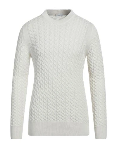 Shop Paolo Pecora Man Sweater Off White Size Xl Virgin Wool