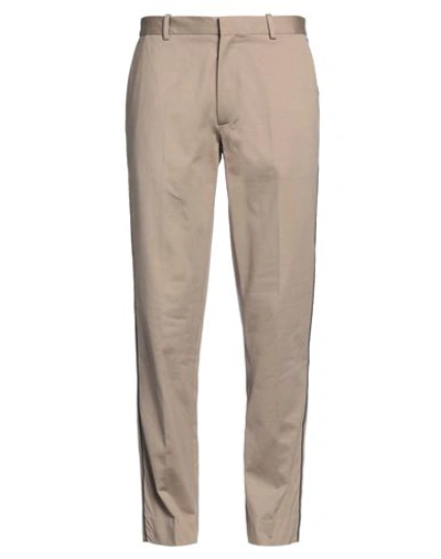 Shop Circolo 1901 Man Pants Light Brown Size 38 Paper, Elastane In Beige