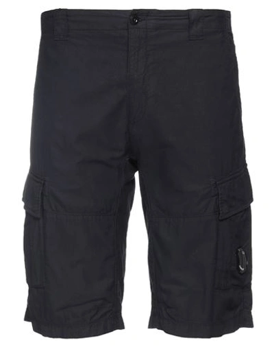 C.p. Company C. P. Company Man Shorts & Bermuda Shorts Midnight Blue Size 30 Cotton In Blue