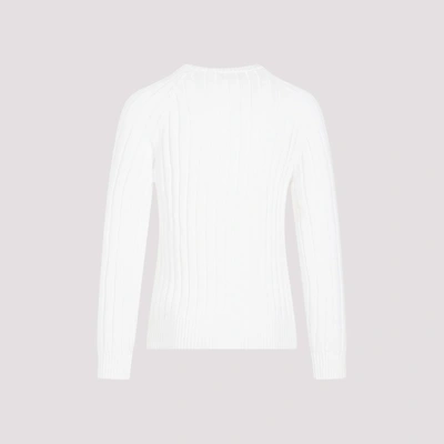 Shop Brunello Cucinelli Cotton Pullover Sweater In White