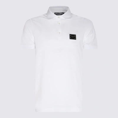 Shop Dolce & Gabbana T-shirt E Polo Bianco In White