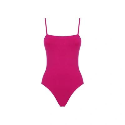 Shop Eres Aquarelle One-piece Swimsuit Swimwear In Pink & Purple