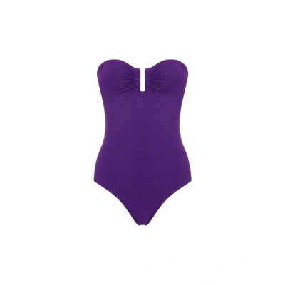 Shop Eres Cassiopée Swimsuit Swimwear In Pink & Purple