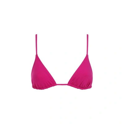 Shop Eres Mouna Bikini Top Swimwear In Pink & Purple