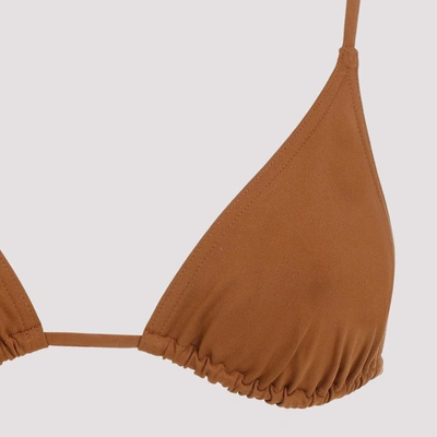 Shop Eres Mouna Bikini Top Swimwear In Brown