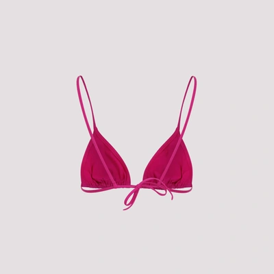 Shop Eres Mouna Bikini Top Swimwear In Pink & Purple