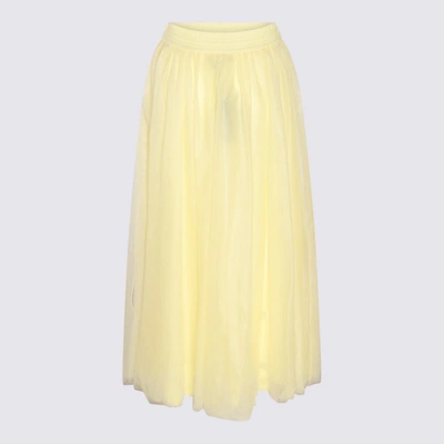 Shop Fabiana Filippi Yellow Skirt
