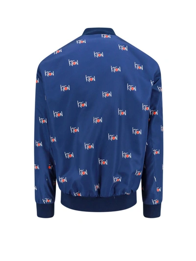 Shop Kiton Jacket In Blue