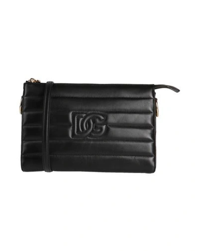 Shop Dolce & Gabbana Woman Cross-body Bag Black Size - Lambskin