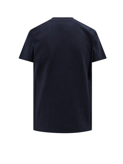 Shop Moncler T-shirt In Blue