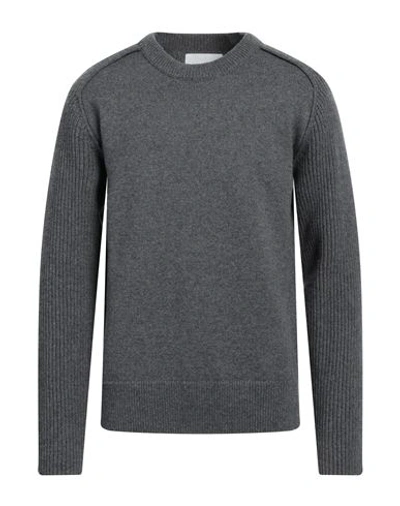 Shop Jil Sander Man Sweater Lead Size 40 Wool In Grey