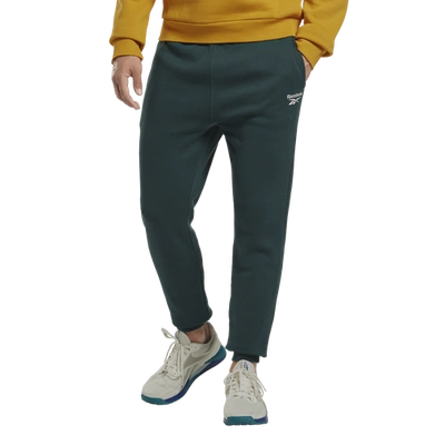 Reebok Mens  Ri Left Leg Joggers In Forest Green