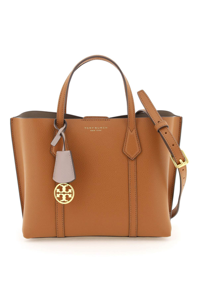 Shop Tory Burch Small Perry Shopping Bag In Brown