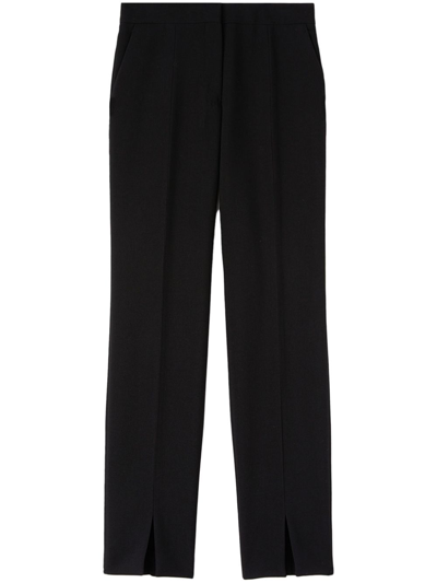 Shop Jil Sander Black Wool Tailored Trousers