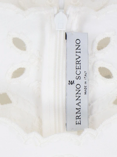 Shop Ermanno Scervino Top In White