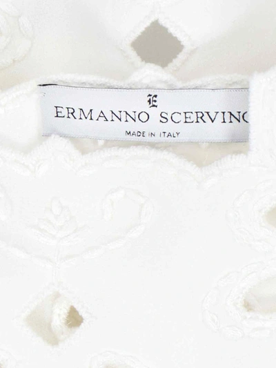 Shop Ermanno Scervino Top In White