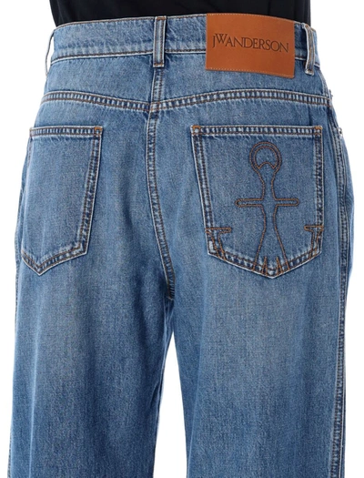 Shop Jw Anderson J.w. Anderson Bootcut Jeans In Blue