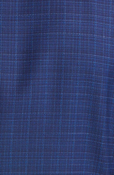 Ted Baker Keith Slim Fit Plaid Wool Sport Coat In Blue