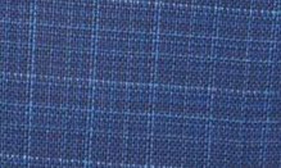 Ted Baker Keith Slim Fit Plaid Wool Sport Coat In Blue