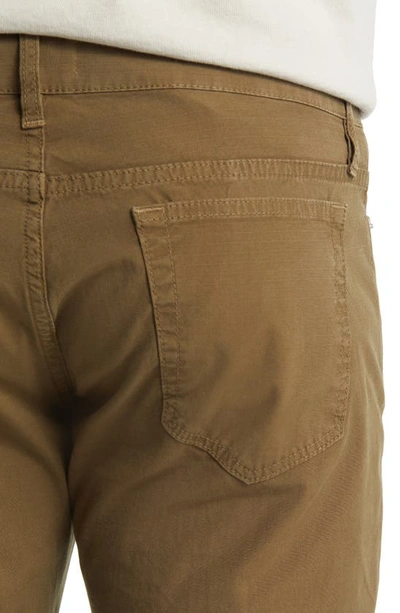 Frame L'homme Slim Fit Ripstop Stretch Cotton Pants In Garage Surplus Green