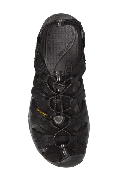 Shop Keen 'whisper' Water Friendly Sport Sandal In Black/ Magnet