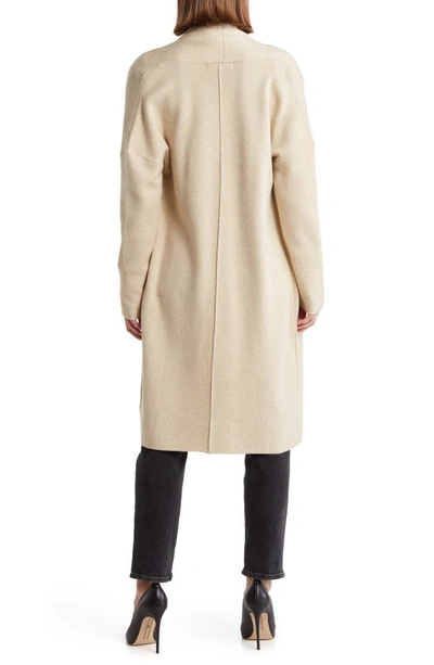 Shop By Design Andrea Open Front Long Cardigan In Oatmeal