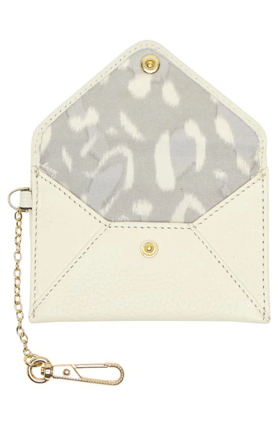 Shop Aimee Kestenberg Ashley Leather Pouch In Vanilla Ice