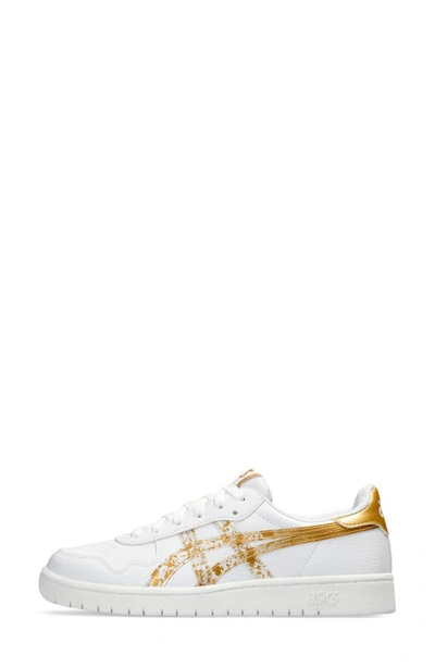 Shop Asics Japan S Sneaker In White/ Pure Gold