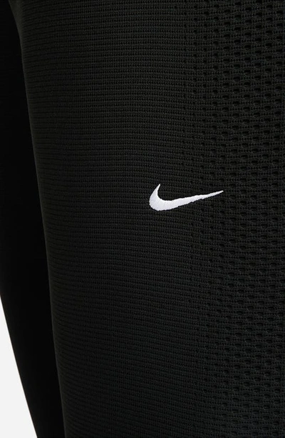Shop Nike Therma-fit Adv A.p.s. Fleece Fitness Pants In Black/ White