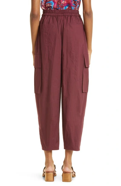 Shop Farm Rio Ankle Cargo Pants In Blush