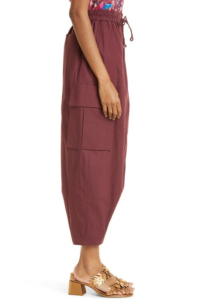 Farm Rio Ankle Cargo Pants In Blush