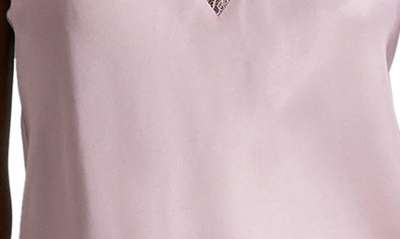& Other Stories Lace Trim Satin Camisole In Pink